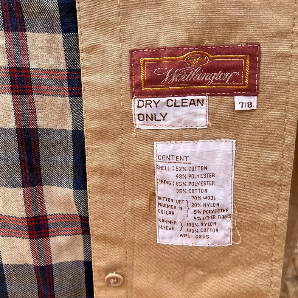 Worthington Tan Trench Coat - Picture 8 of 9